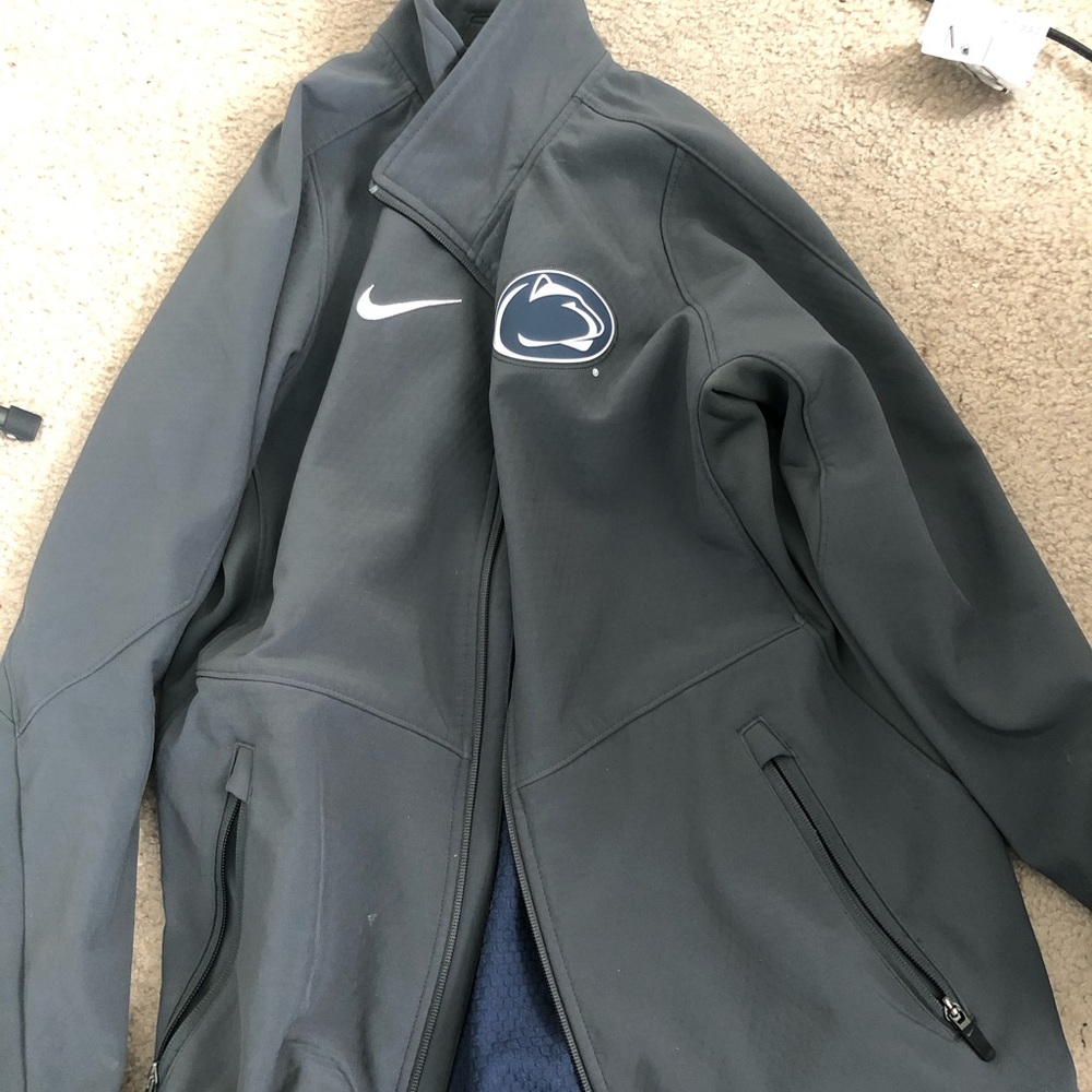 nike gray penn state jacket
